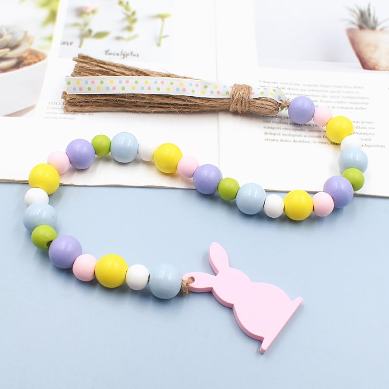 Easter Tassel Beaded Pendant