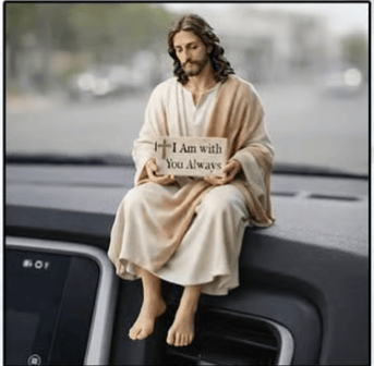 ✨Handcrafted Jesus Figurine✝️Serene Desk Companion🙏